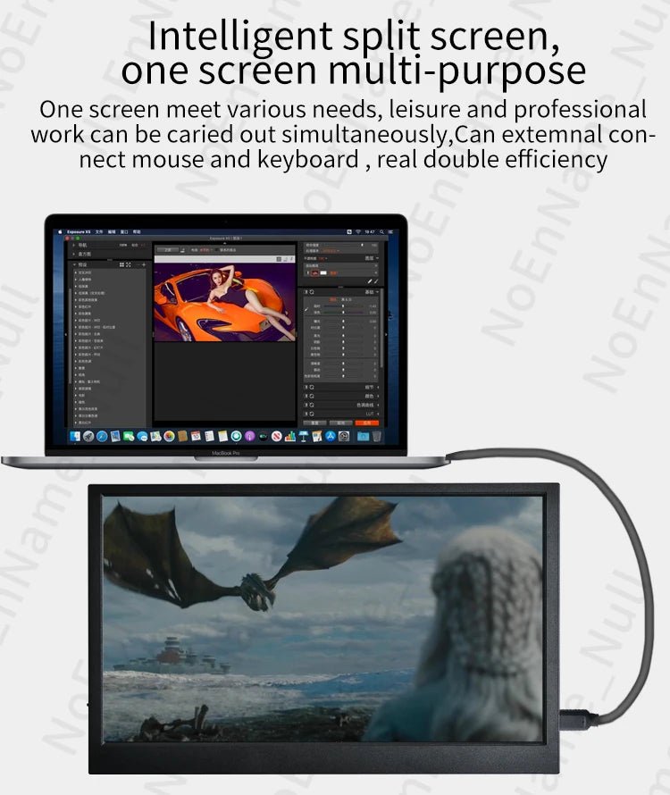 11.6 inch Portable monitor 1366X768 lcd display TFT gaming monitor for pc Raspberry Pi Laptop PS4 Xbox360 switch HDMI - Compatible - Etienne TECH - ELECTRONIQUEelectronique