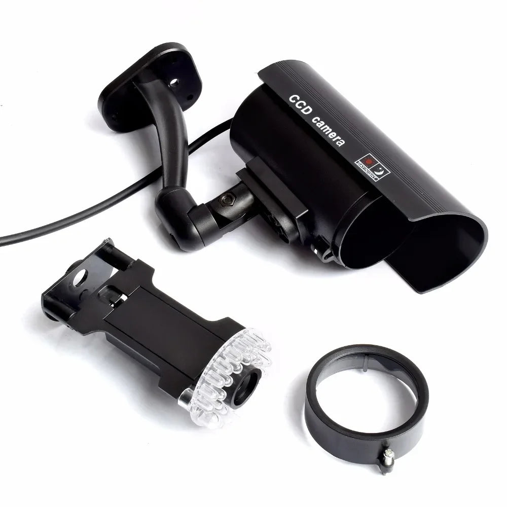 Simulation Surveillance Camera Fake Monitor with Light Gun-style Virtual Camera Deterrent Effect