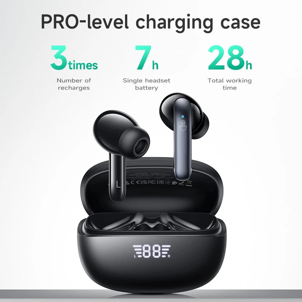 HOCO AirPods EQ5 ANC+ENC Bluetooth Wireless Earphone Active Noise Cancellation Hifi Stereo Sound Microphone Music Sport earbuds - Etienne TECH - ELECTRONIQUEelectronique
