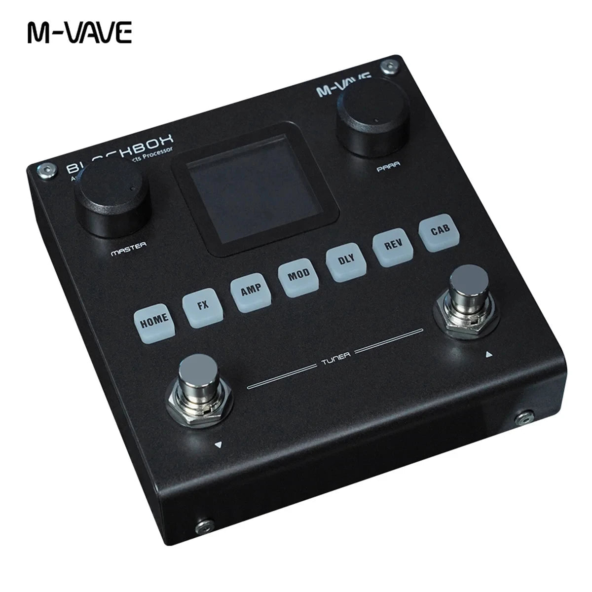 M - VAVE BLACKBOX Multifunctional Guitar/Bass Effect Pedal Effector(Built - in battery), 80 editable Presets, 6 Effects Modules - Etienne TECH - ELECTRONIQUEelectronique