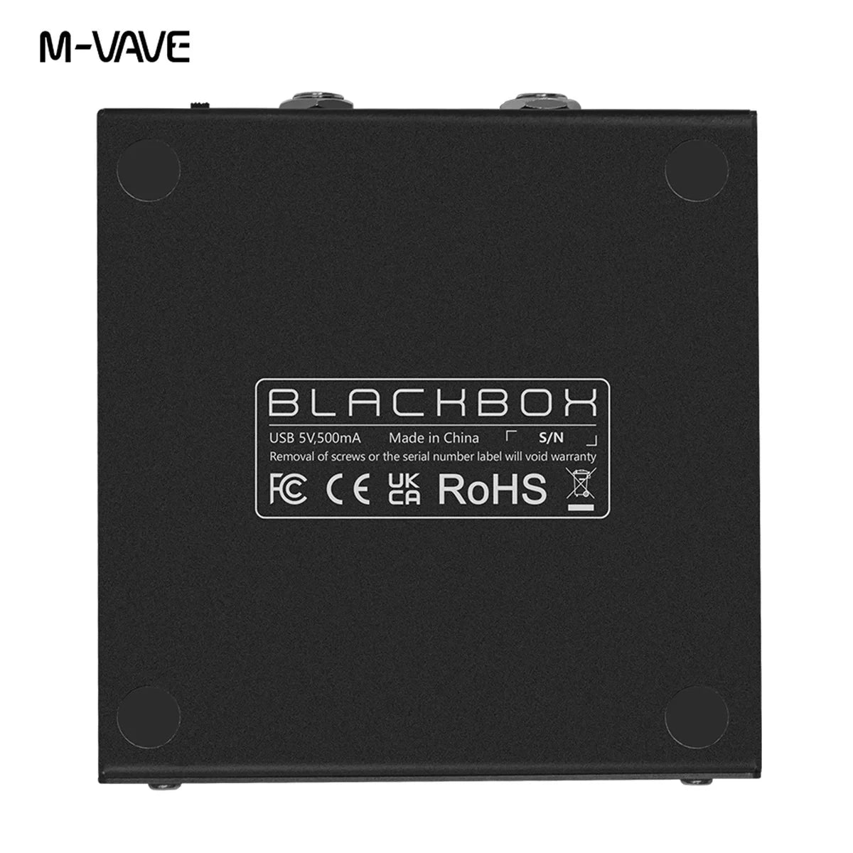 M - VAVE BLACKBOX Multifunctional Guitar/Bass Effect Pedal Effector(Built - in battery), 80 editable Presets, 6 Effects Modules - Etienne TECH - ELECTRONIQUEelectronique