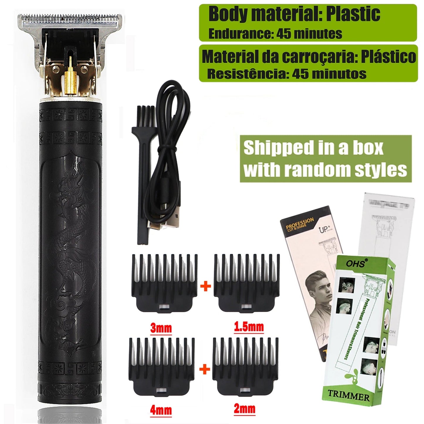 T9 Hair Clipper Repair Beard Shaving Body Hair Trimmer Clippers Electric Machine Men Haircut Machine 0mm Barber Shaver - Etienne TECH - ELECTRONIQUEelectronique