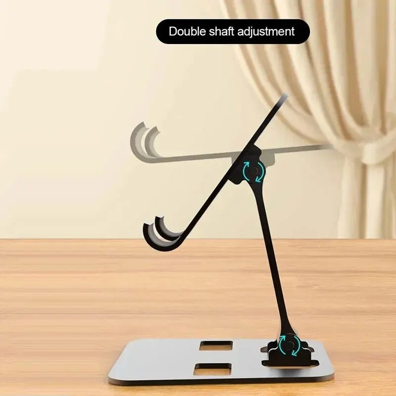 Universal Aluminum Alloy Portable Tablet Holder Mount For iPad Adjustable Flexible Folding Lazy Desktop Live Mobile Phone Stand - Etienne TECH - ELECTRONIQUEelectronique