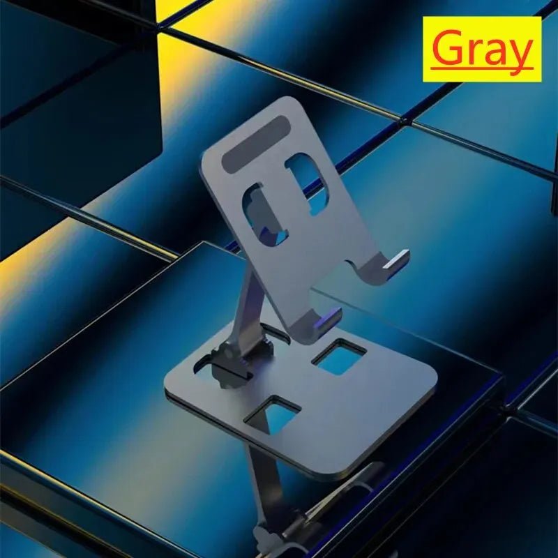 Universal Aluminum Alloy Portable Tablet Holder Mount For iPad Adjustable Flexible Folding Lazy Desktop Live Mobile Phone Stand - Etienne TECH - ELECTRONIQUEelectronique