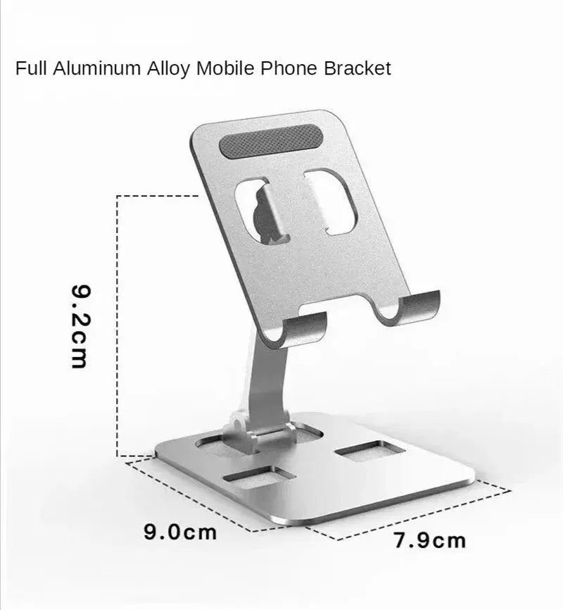 Universal Aluminum Alloy Portable Tablet Holder Mount For iPad Adjustable Flexible Folding Lazy Desktop Live Mobile Phone Stand - Etienne TECH - ELECTRONIQUEelectronique