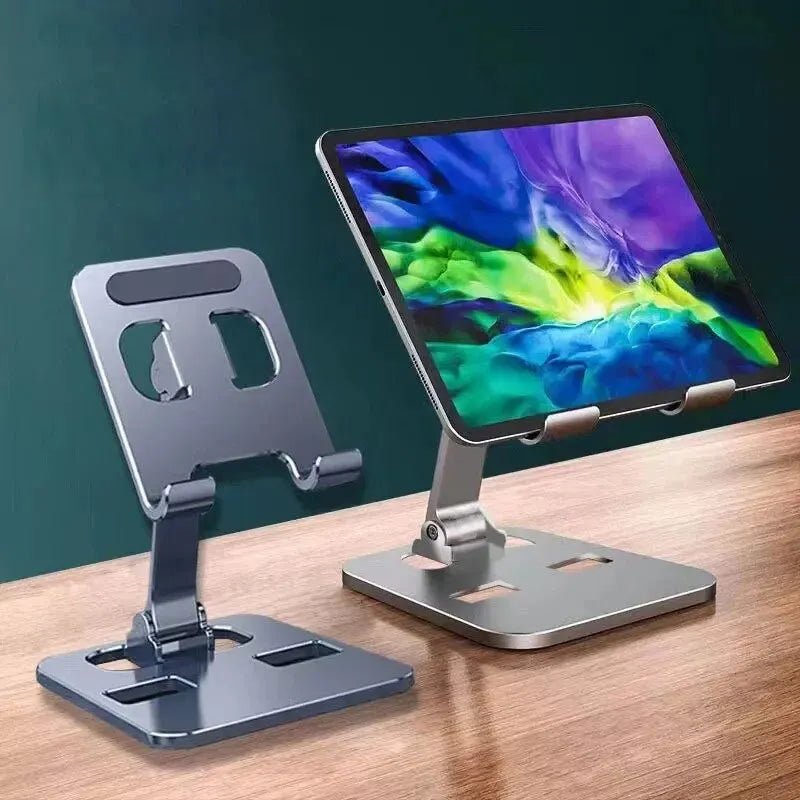 Universal Aluminum Alloy Portable Tablet Holder Mount For iPad Adjustable Flexible Folding Lazy Desktop Live Mobile Phone Stand - Etienne TECH - ELECTRONIQUEelectronique