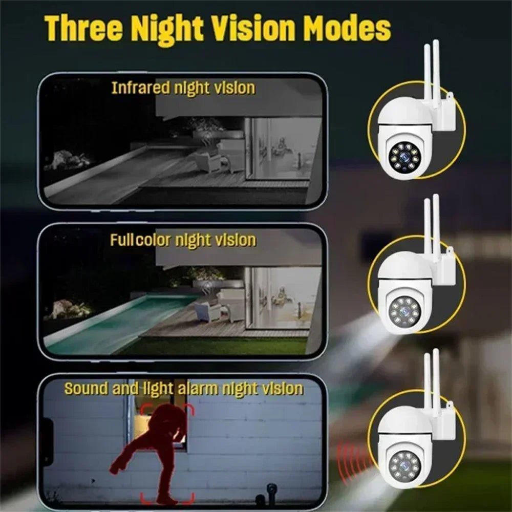 Wifi Surveillance Camera 8MP Wireless Security PTZ IP Camera HD Color Night Vision AI Human Tracking CCTV Camera 4X Digital Zoom - Etienne TECH - ELECTRONIQUEelectronique