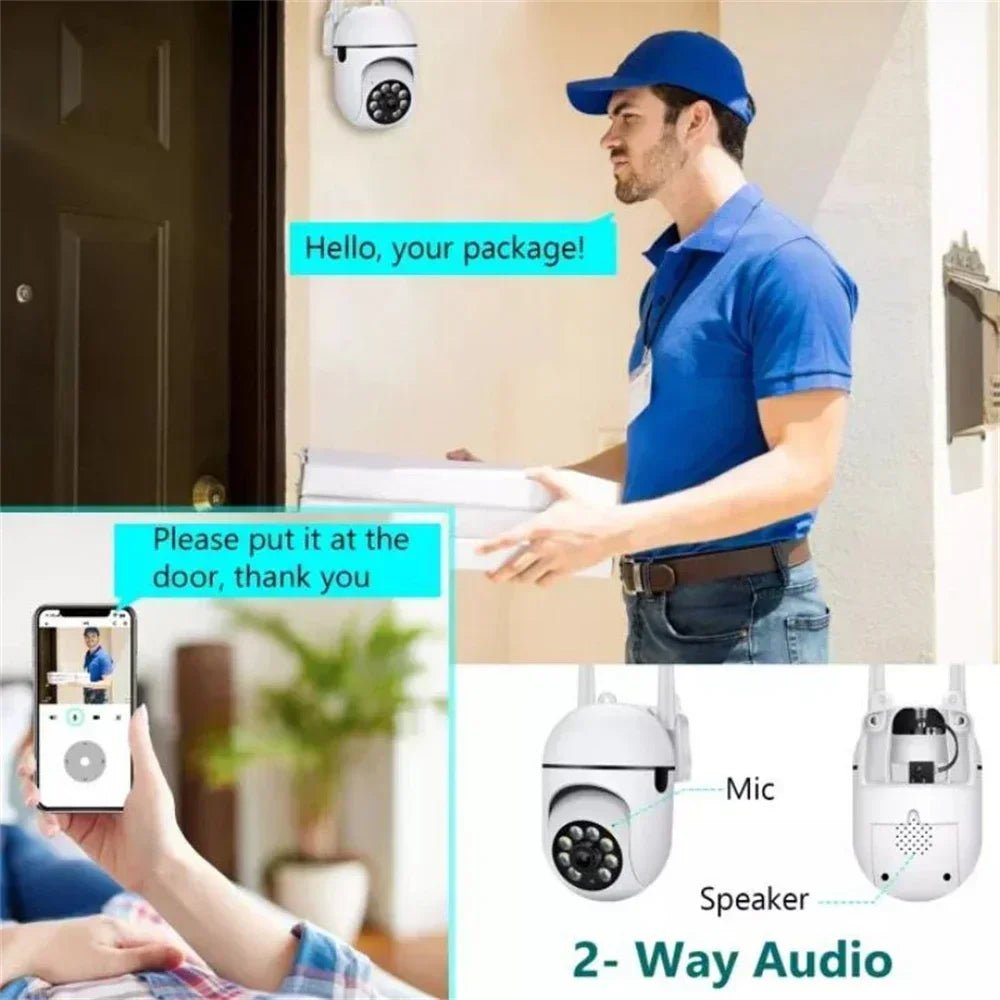 Wifi Surveillance Camera 8MP Wireless Security PTZ IP Camera HD Color Night Vision AI Human Tracking CCTV Camera 4X Digital Zoom - Etienne TECH - ELECTRONIQUEelectronique