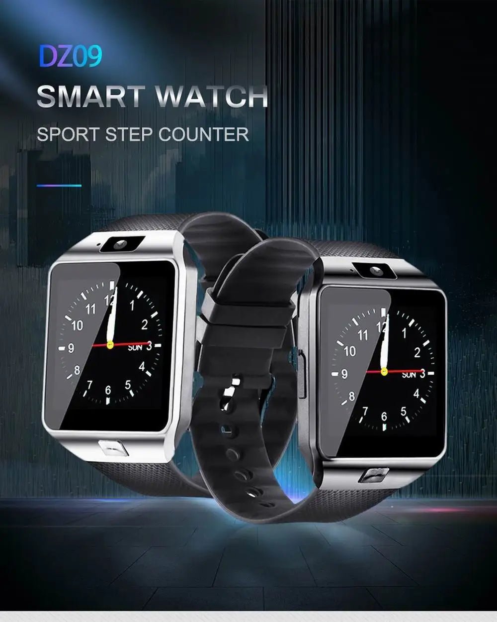 DZ09 Smart Watch Men Android With Sim TF Card Dial Call Answer Call Connect Whatsapp Facebook Twitter Sync Smartwatch SpoRT Wate - Etienne TECH - ELECTRONIQUEelectronique