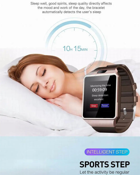 DZ09 Smart Watch Men Android With Sim TF Card Dial Call Answer Call Connect Whatsapp Facebook Twitter Sync Smartwatch SpoRT Wate - Etienne TECH - ELECTRONIQUEelectronique