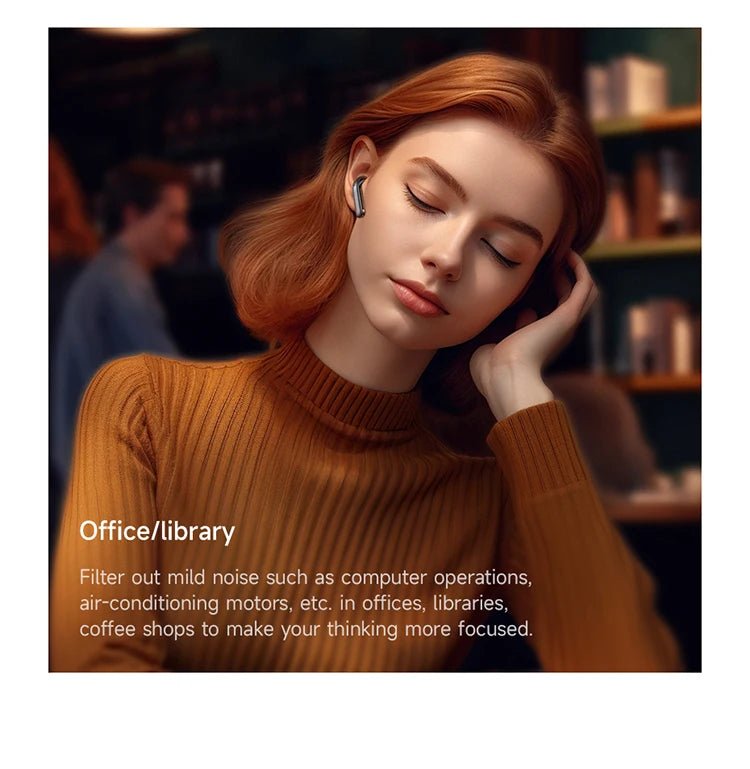 HOCO AirPods EQ5 ANC+ENC Bluetooth Wireless Earphone Active Noise Cancellation Hifi Stereo Sound Microphone Music Sport earbuds - Etienne TECH - ELECTRONIQUEelectronique