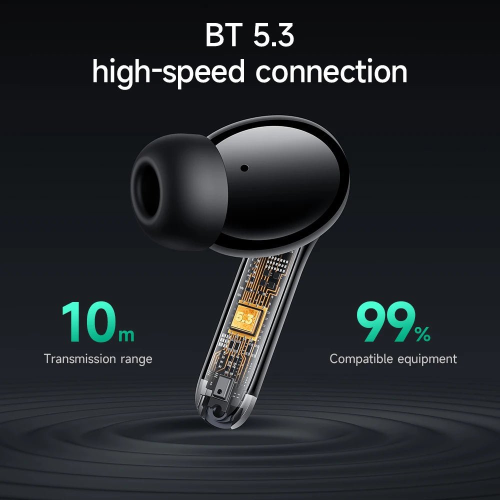 HOCO AirPods EQ5 ANC+ENC Bluetooth Wireless Earphone Active Noise Cancellation Hifi Stereo Sound Microphone Music Sport earbuds - Etienne TECH - ELECTRONIQUEelectronique