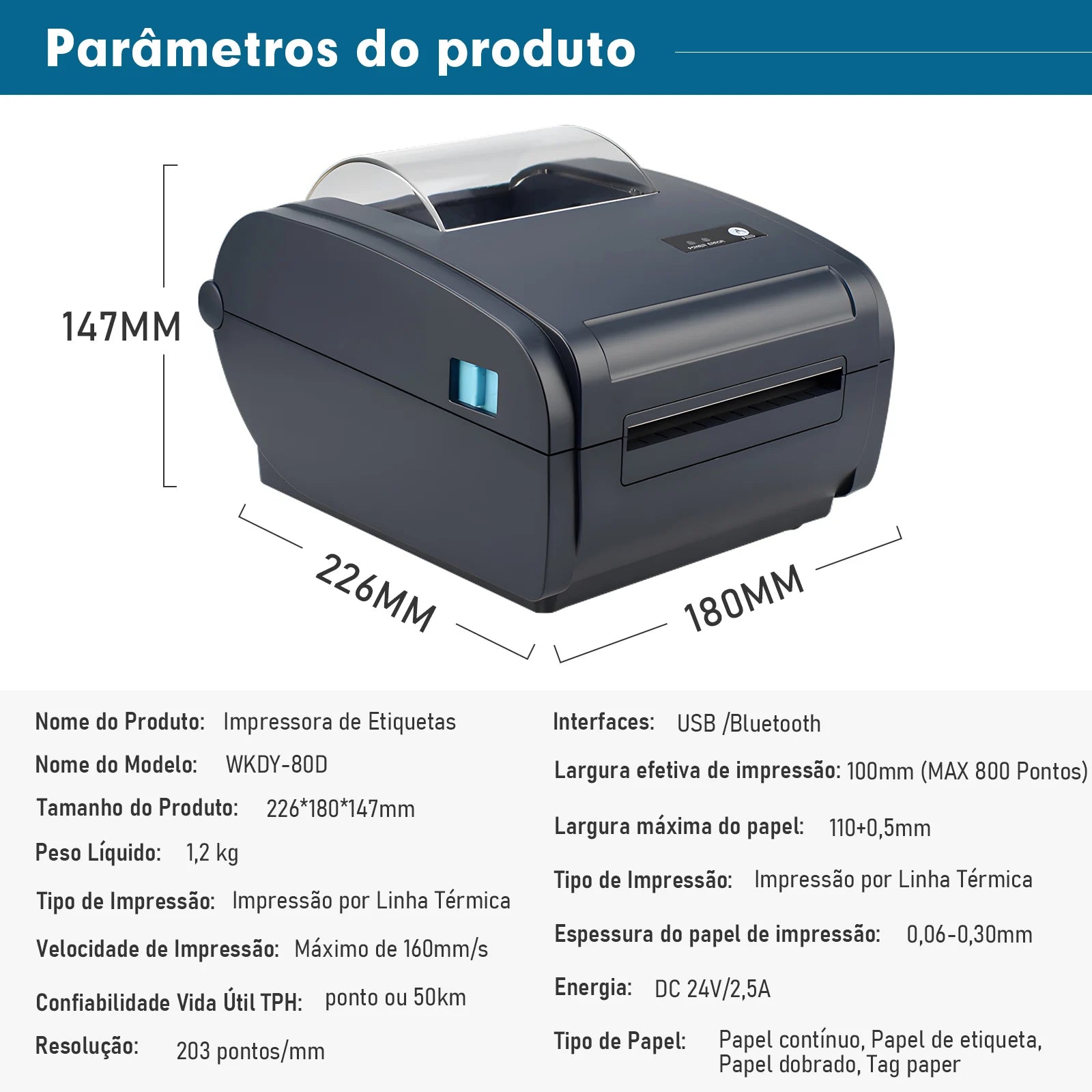 Labeler, Label Printer, Labeler, Portable Printer, Label, Support Bluetooth USB, Label Printer - Etienne TECH - ELECTRONIQUEelectronique