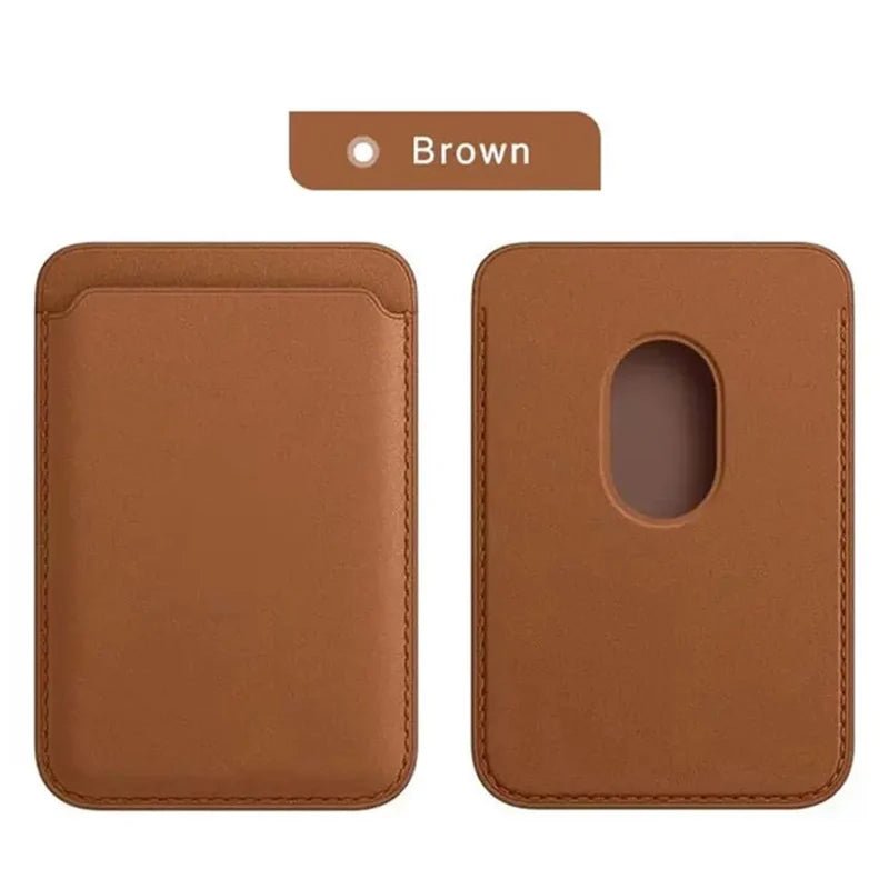 Leather Wallet Case For iPhone 15 Pro Max Magsafe Wallet Leather Compatible For iPhone 14 13 12 Card Holder with MagSafe Magnet - Etienne TECH - ELECTRONIQUEelectronique