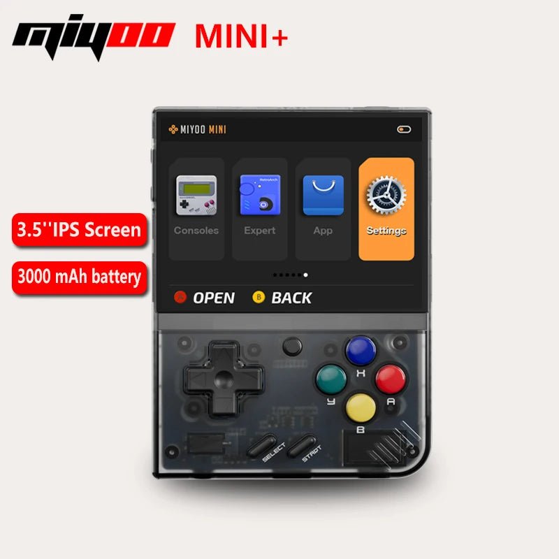 MIYOO Mini Plus Portable Retro Handheld Game Console 3.5 - inch IPS HD Screen Children's Gift Linux System Classic Gaming Emulator - Etienne TECH - ELECTRONIQUEelectronique
