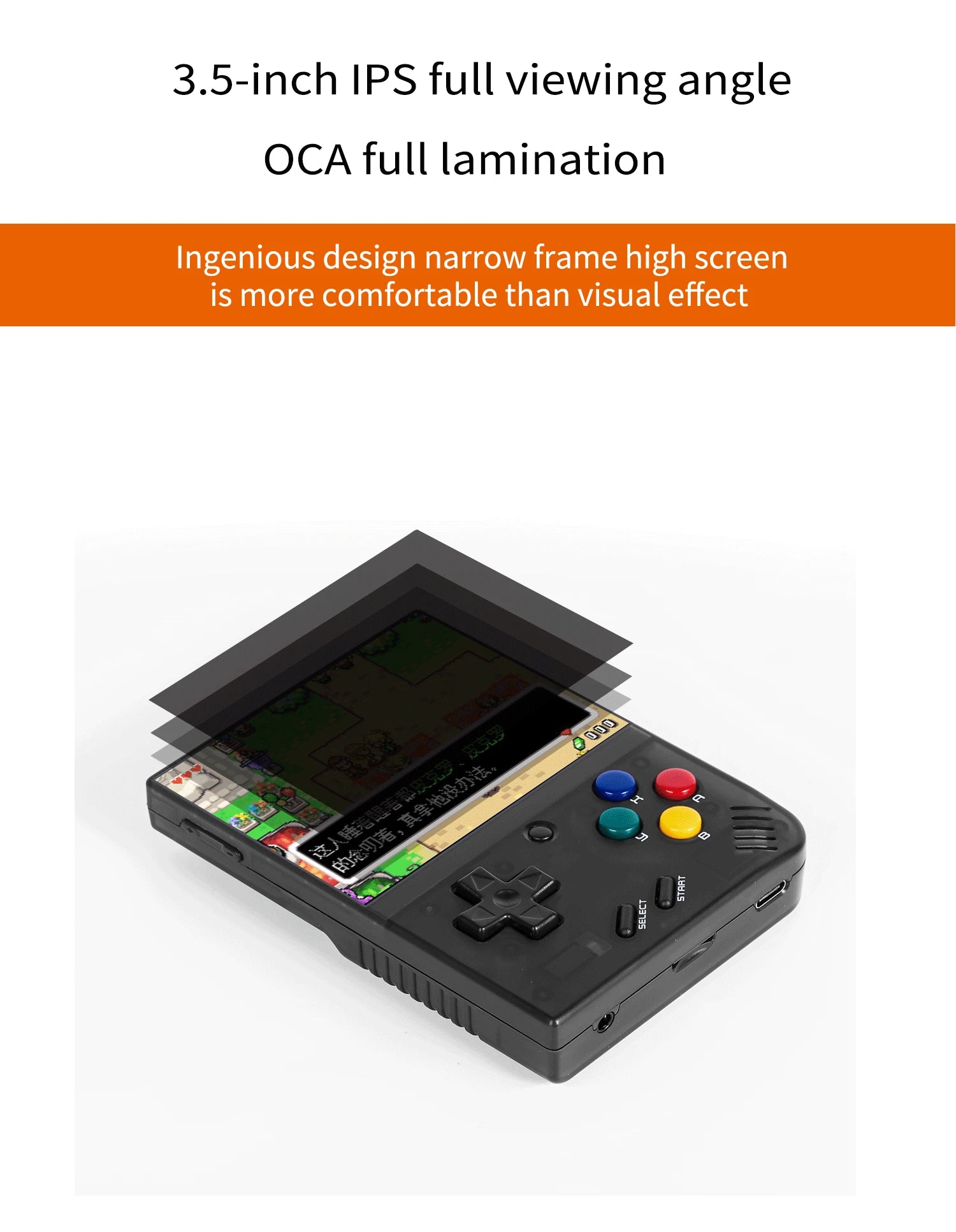 MIYOO Mini Plus Portable Retro Handheld Game Console 3.5 - inch IPS HD Screen Children's Gift Linux System Classic Gaming Emulator - Etienne TECH - ELECTRONIQUEelectronique