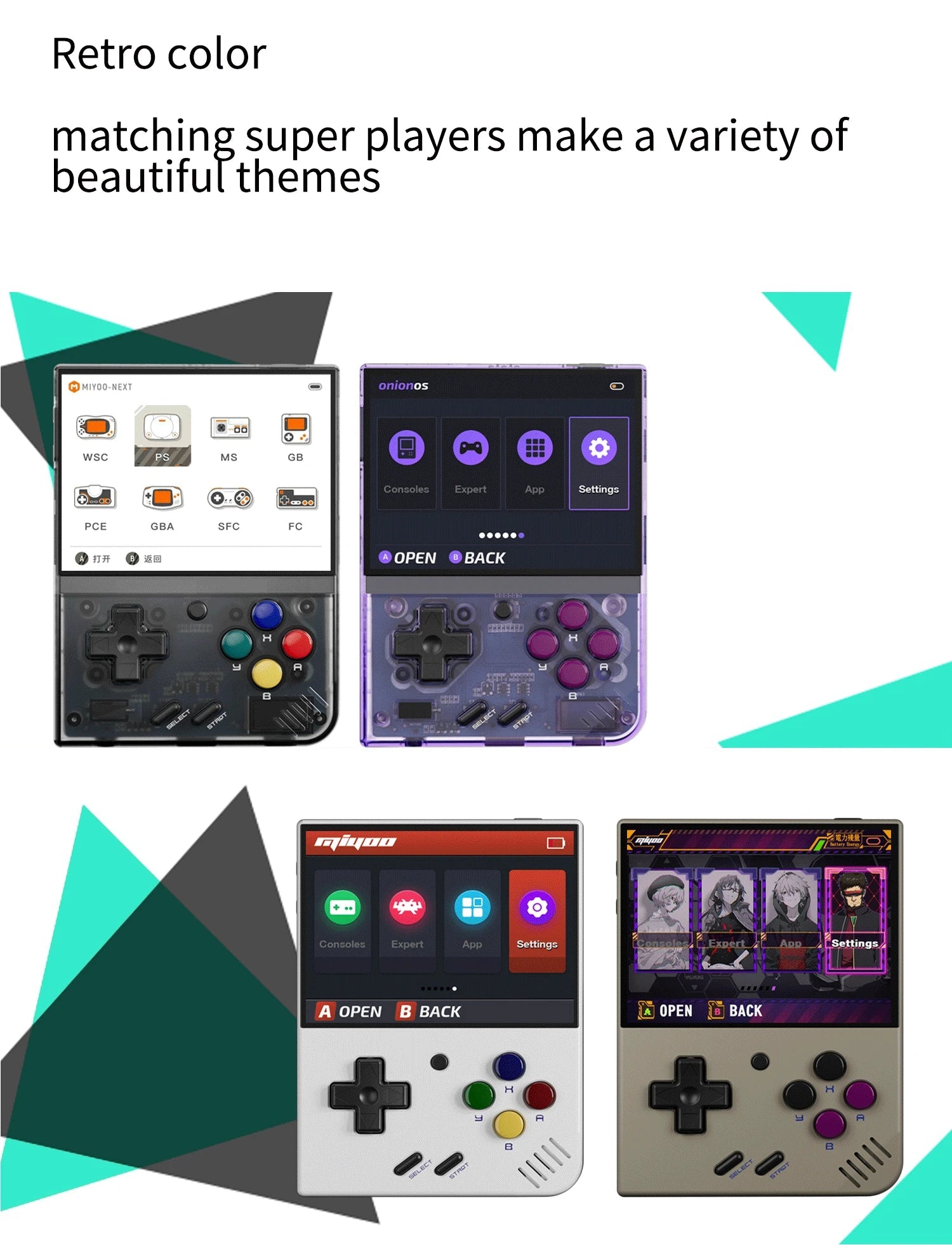 MIYOO Mini Plus Portable Retro Handheld Game Console 3.5 - inch IPS HD Screen Children's Gift Linux System Classic Gaming Emulator - Etienne TECH - ELECTRONIQUEelectronique