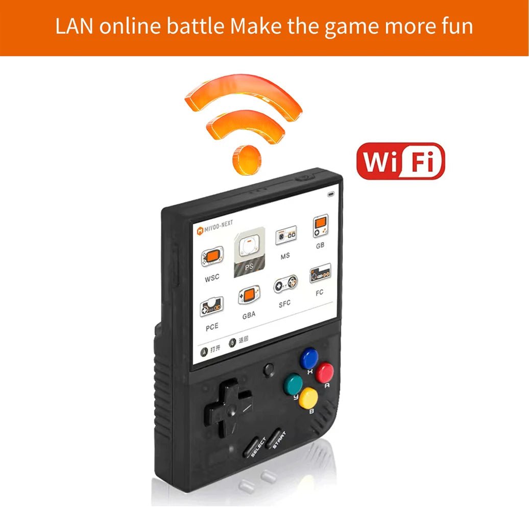 MIYOO Mini Plus Portable Retro Handheld Game Console 3.5 - inch IPS HD Screen Children's Gift Linux System Classic Gaming Emulator - Etienne TECH - ELECTRONIQUEelectronique