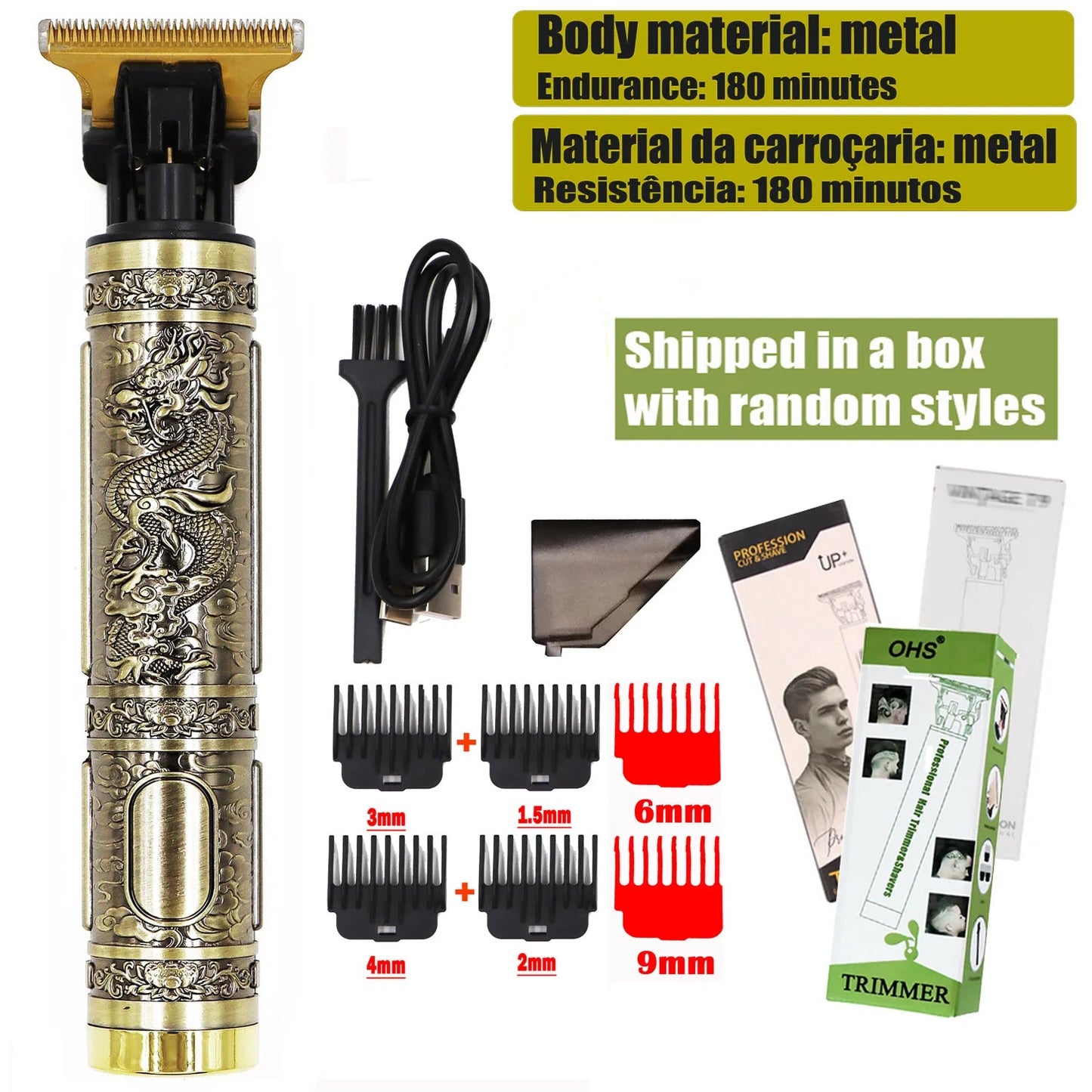 T9 Hair Clipper Repair Beard Shaving Body Hair Trimmer Clippers Electric Machine Men Haircut Machine 0mm Barber Shaver - Etienne TECH - ELECTRONIQUEelectronique
