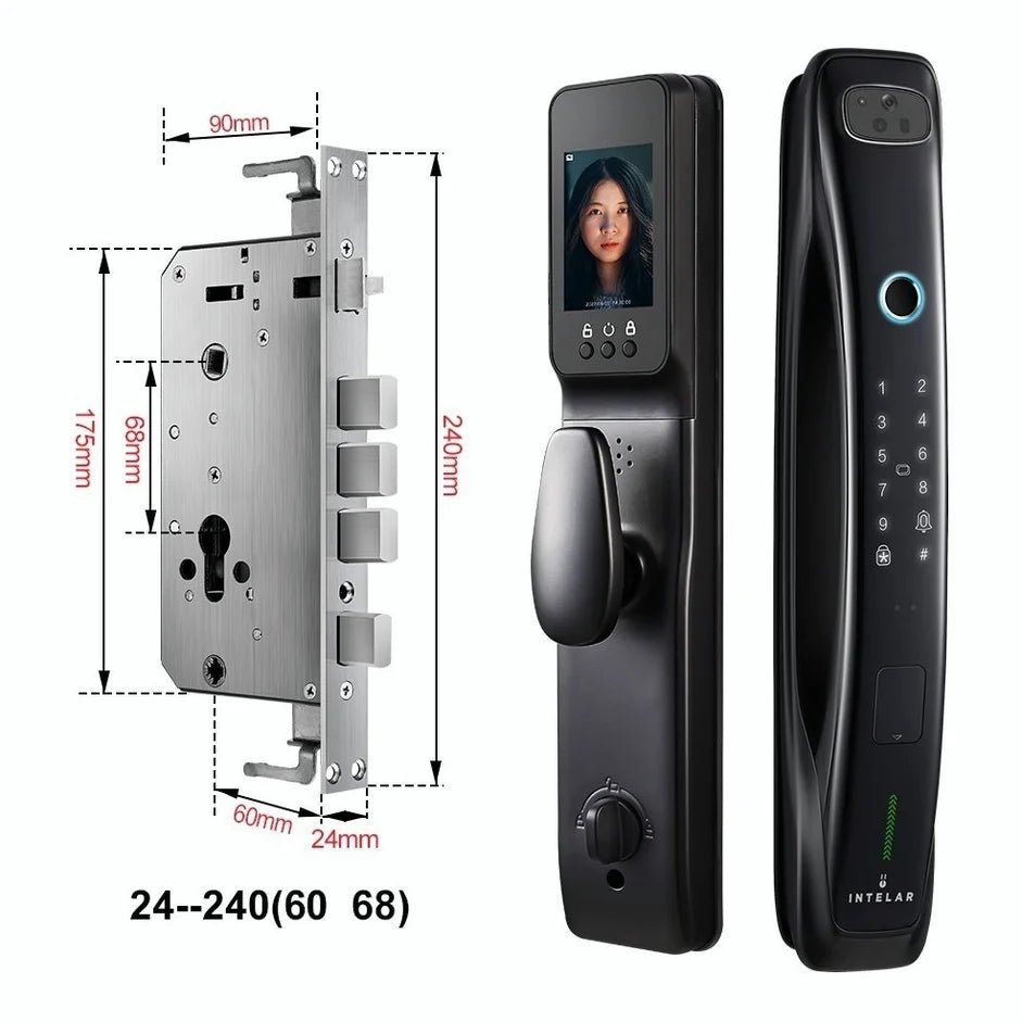 X3 Tuya Wifi 3D face recognition Electronic lock biometrics Fingerprint Lock Smart Door Lock Key Card NFC Camera Electronic Lock - Etienne TECH - ELECTRONIQUEelectronique